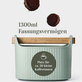 Kaffeesatz-Abklopfbehälter Kaffeesatzbox Abschlagbehälter Knock Box