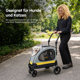 2in1 Haustier-Reisebuggy Hunde-Autositz-Buggy Hundebuggy Haustierwagen