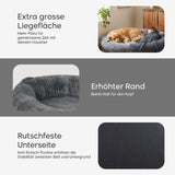 XXL Hundebett Hundekissen Haustierbett Donut-Hundebett Hundematratze