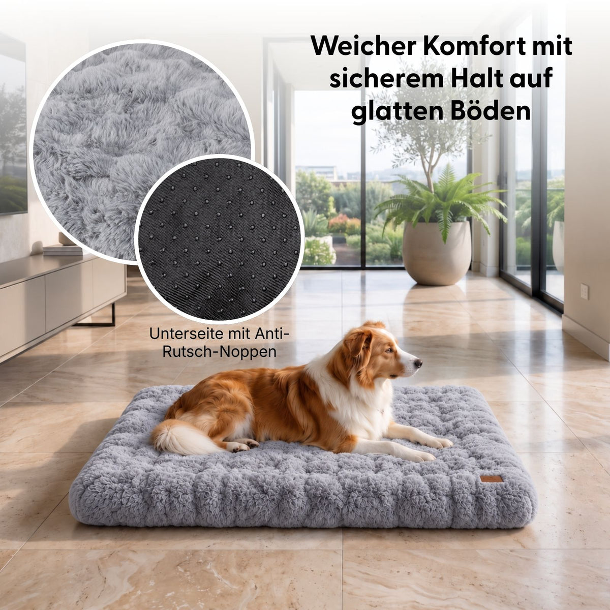 Hundebett Grösse XXL Hundekissen Schlafplatz Haustierbett Kuschelbett