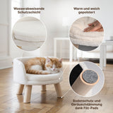 Katzenbett Grösse L mit Kissen Hochbett Liegeplatz Katzensofa