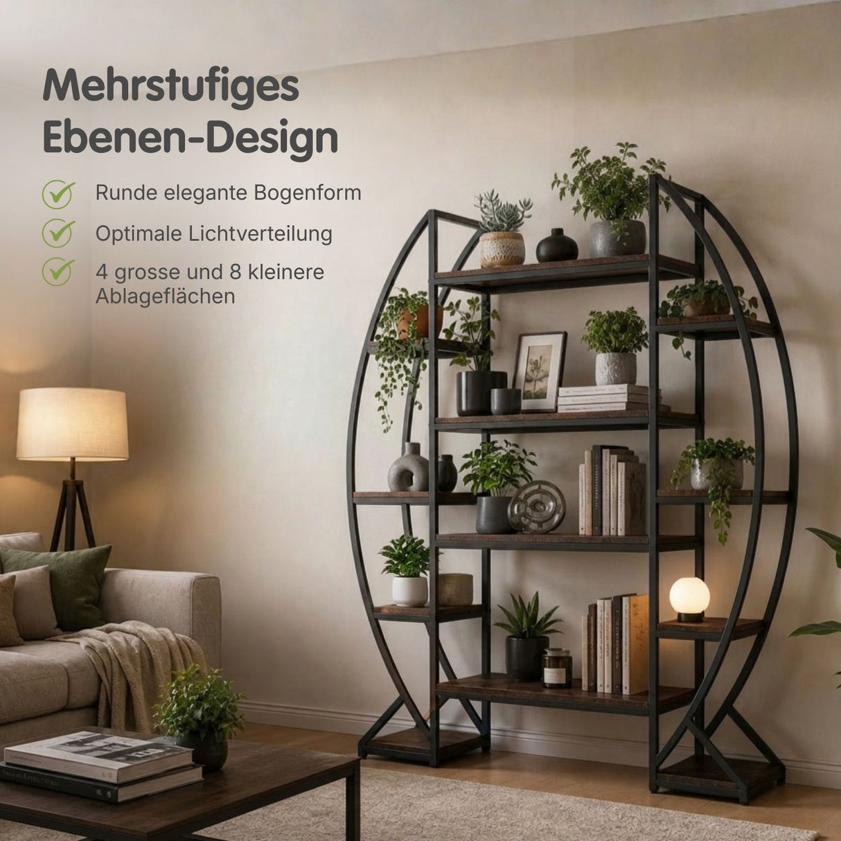 XXL-Pflanzenständer Blumentreppe Pflanzenregal Blumenständer