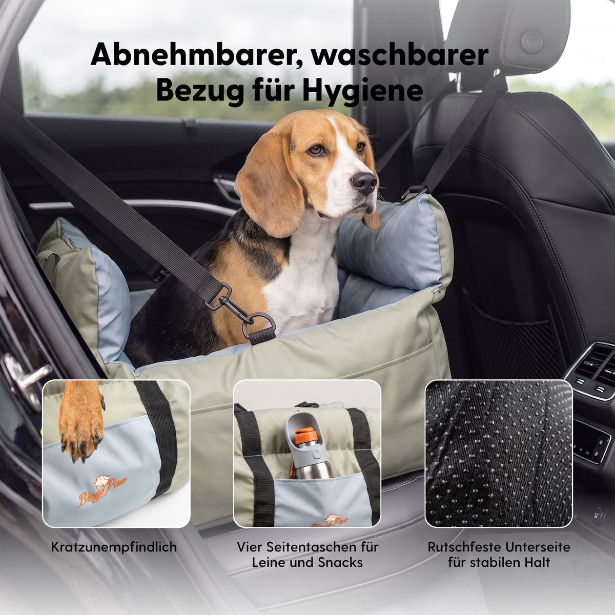 Hunde-Transporttasche Hundeautositz Tragetasche für Hunde Hundetasche