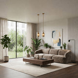 2er-Set Glas-Pendelleuchte Lampe Pendellampe Hängelampe Deckenleuchte