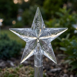 4er-Set LED-Dekoleuchte Gartenbeleuchtung Spiralbaum Solarleuchte
