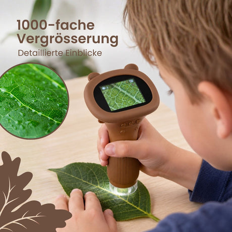 Tragbares Kindermikroskop Portables Mikroskop Mini-Handmikroskop
