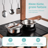 Outdoor-Kinderküche aus Holz Kinder-Matschküche Garten-Spielküche
