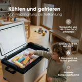 Kompressor-Kühlbox 25L Camping-Kühlschrank Gefrierbox Auto-Kühlbox