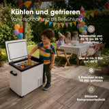Kompressor-Kühlbox 50L Auto-Kühlbox Gefrierbox Camping-Kühlschrank