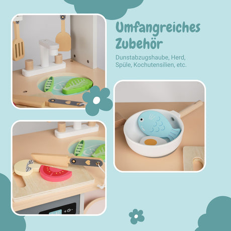 2-tlg. Kinder Haushalts-Spielset Kinderküche Kühlschrank