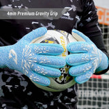 Fussballhandschuhe Aero Virx Blue Gr. 9 Torwart Goalie Handschuhe