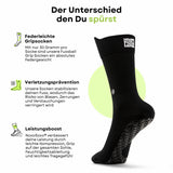 Fussballsocken Gr. 31-35 Sportstrümpfe GripSoxx NX Schwarz