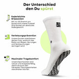 Fussballsocken Gr. 36-41 Sportstrümpfe GripSoxx SE Weiss