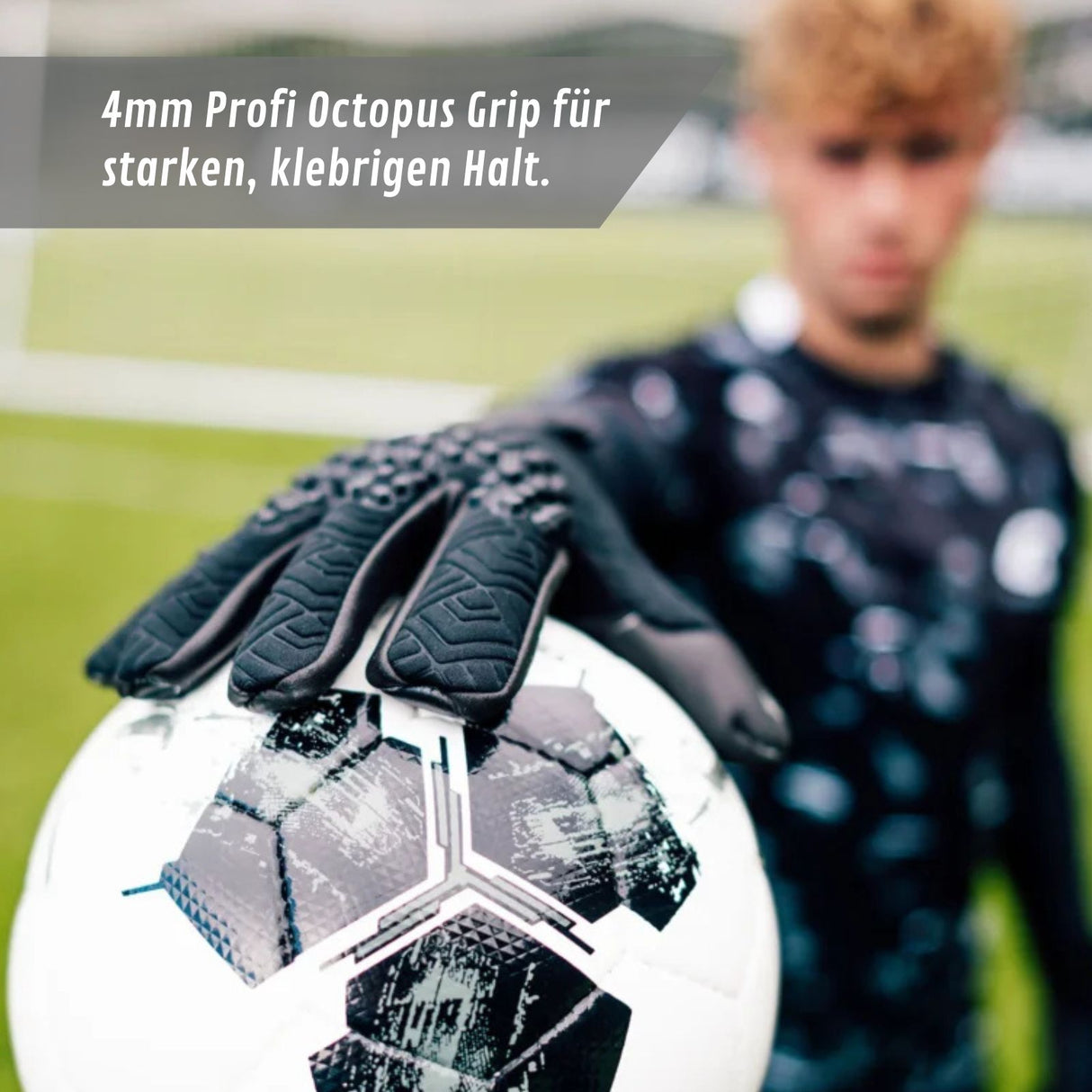Fussballhandschuhe Nero Deep Dark Gr. 11 Torwart Goalie Handschuhe