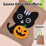 Halloween-Süssigkeitentasche Trick-or-Treat-Tasche Beutel Leinenbeutel