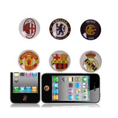 Fussball Flagge Home Button Deko Strass Steine selbstklebend