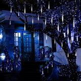 Meteor-Lichter 2.8m LED Weihnachtslichter Girlande Eiszapfen Wassertropfen
