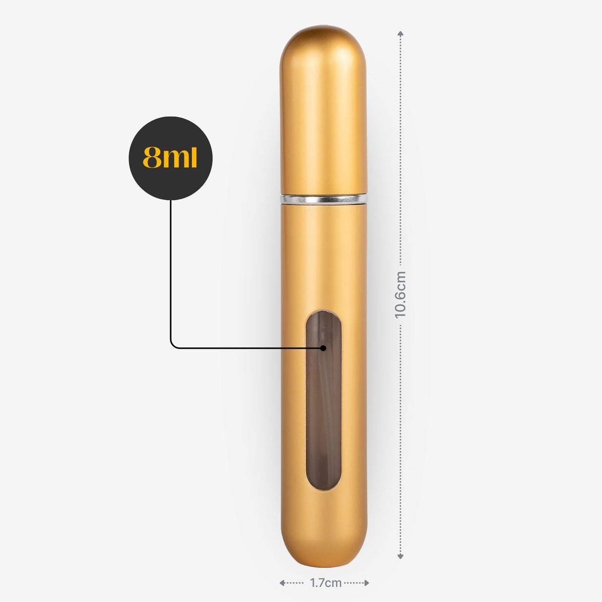 8ml Mini-Parfümzerstäuber Parfum Vaporisateur Goldig