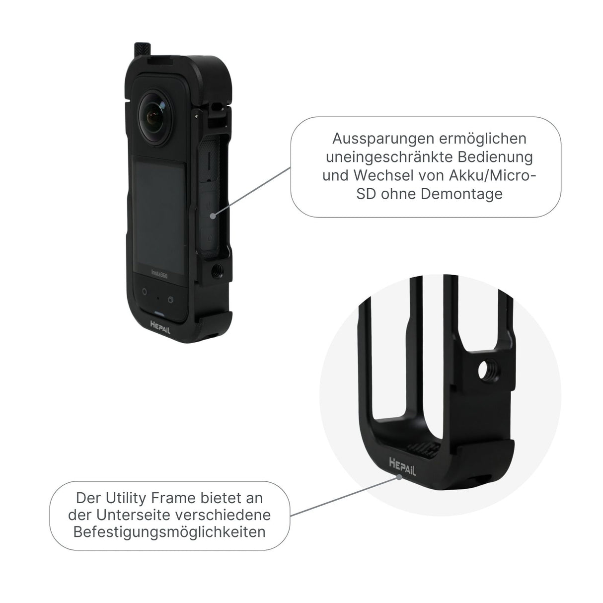 Insta360 Utility Frame für Insta360 X5 | Germany Insta360 Utility Frame für Insta360 X5 | Germany