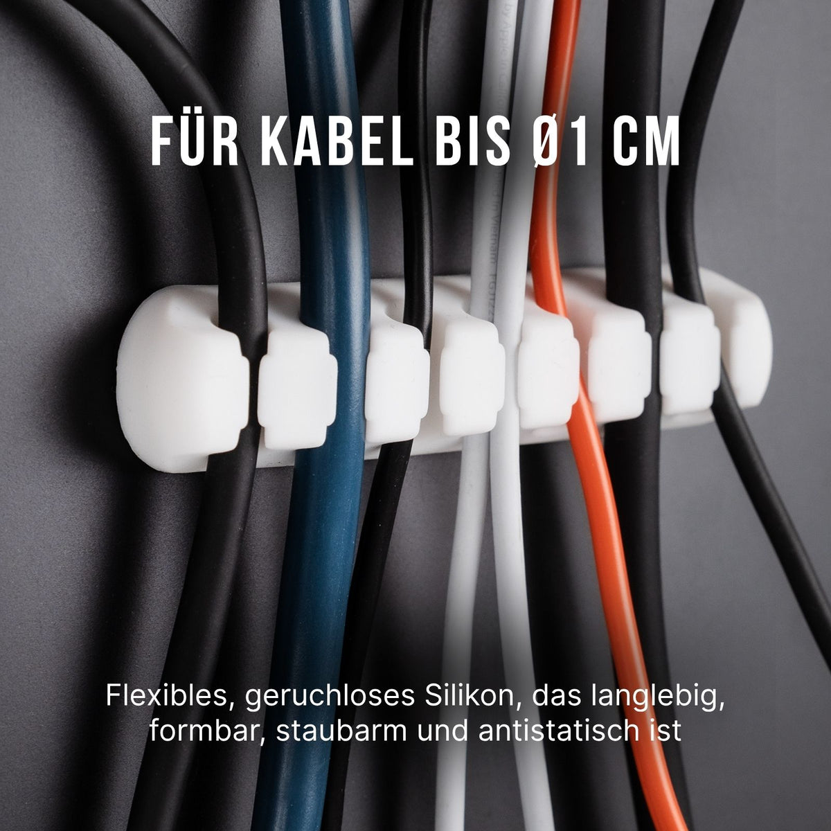 Selbstklebender Kabelhalter Kabelmanagement Kabelkanal Kabelmanager
