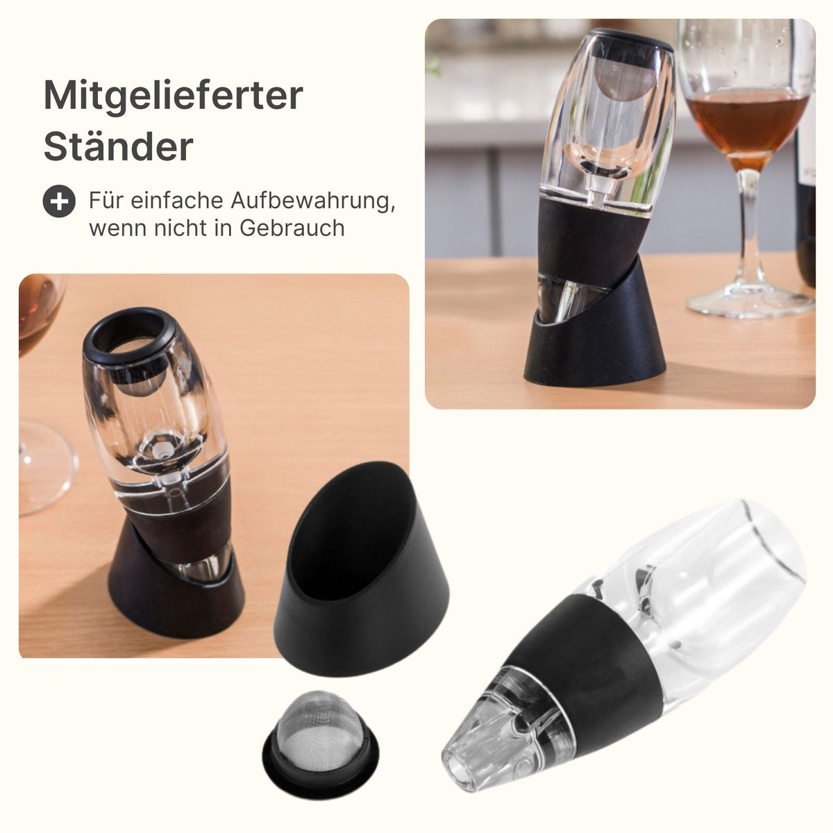 Magischer Weindekanter Rotwein Weisswein Dekantierer Weinbelüfter –