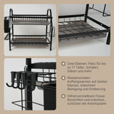 Abtropfgestell Geschirr-Aufbewahrungsregal Küchenregal Abflussregal Geschirrregal