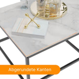 2er Set Couchtisch Wohnzimmertisch Beistelltisch Satztisch Kaffeetisch