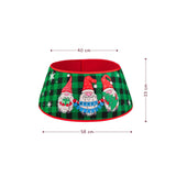 Christbaumständer-Kragen mit Weihnachtsmann-Motiv Weihnachtsbaumrock Baumständer-Verkleidung