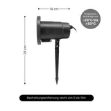 Outdoor-Schneeflocken-Projektor Videoprojektor Beamer LED-Projektorlampe