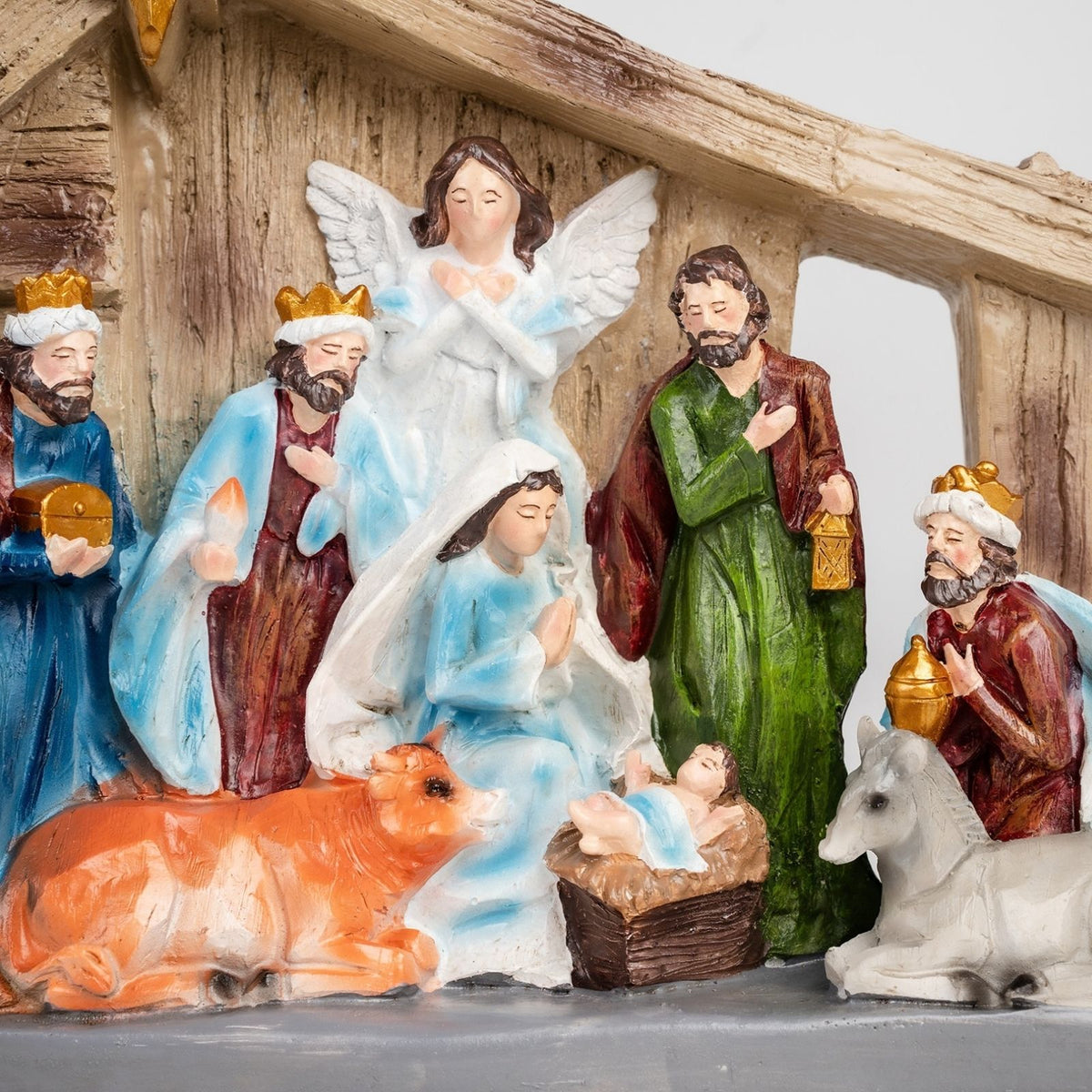 Weihnachtskrippe Weihnachtsstall Krippe Weihnachtsdekoration