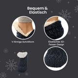 Hausschuhe Gr. 35-38 Kuschelsocken Fuzzy-Socken Pantoffeln Wintersocken