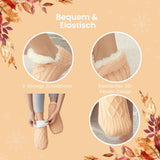 Fuzzy-Socken Gr. 43-46 Hausschuhe Kuschelsocken Pantoffeln Wintersocken