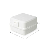 Brotdose mit Besteck Lunchbox Snackbehälter Meal-Prep-Box Znünibox