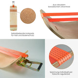 Fitness-Balanceboard mit Slackline Fitnessbrett Balancebrett