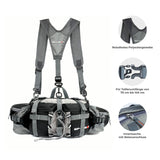 Bauchtasche mit Schultergurten Umhängetasche Schultertasche Hüfttasche