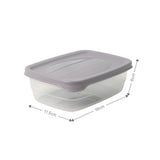3er-Set Aufbewahrungsdosen Frischhaltedosen Boxen Meal-Prep-Dosen