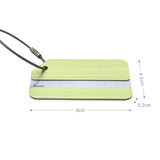 5er-Set Kofferanhänger Gepäckanhänger Koffer-Namensschild Kofferlabel