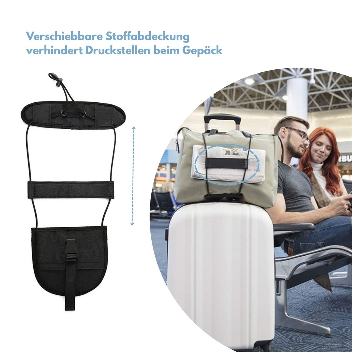 Gepäckriemen Gepäckband Trolley-Gurt Kofferband Kofferriemen