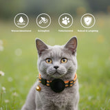 Katzenhalsband mit Airtag-Halterung Hundehalsband Halsband