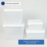 11-tlg. Frischhaltedosen-Set Vorratsdosen Gefrierdosen Meal-Prep-Dosen