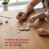 DIY-Mosaik-Bastelset Panda Mosaik-Untersetzer Blumen-Untersetzer