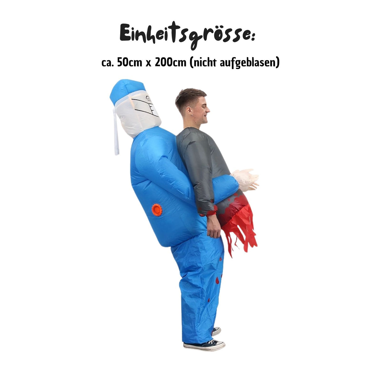 Horror-Arzt Kostüm Halloween Outfit Aufblasbares Kostüm Party Kostüm