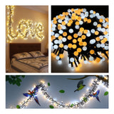 LED Cluster-Lichterkette 3m Büschellichterkette Lichtgirlande