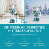 Deko-Rentier Rentierfigur Stehfigur Rentier Elch Dekofigur Winter