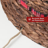 Weihnachtsbaumkorb Tannenbaum-Kragen Christbaum-Rock Flechtkorb