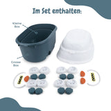 2er-Set Spielzeugkiste Spielzeug-Aufbewahrungsbox Organizer Truhe