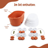 2er-Set Spielzeugkiste Organizer Spielzeug-Aufbewahrungsbox Truhe