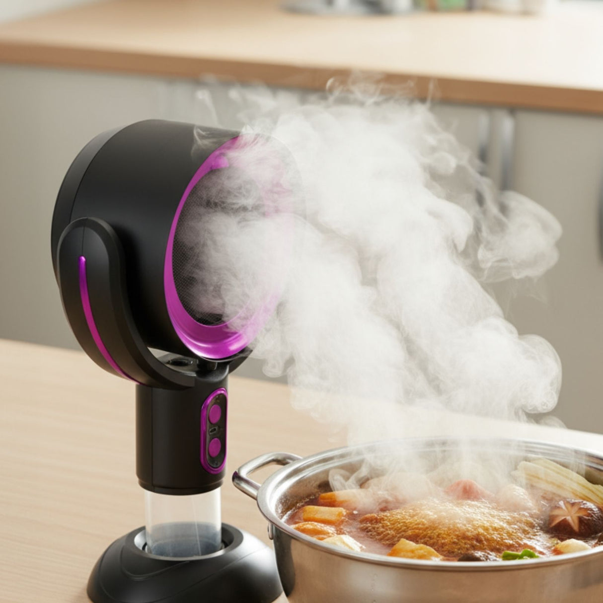 Luftreiniger für den Tisch Rauchfilter Ölfilter USB-Rauchabzug