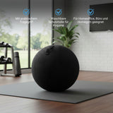 Sitzball mit Schutzhülle Gymnastikball Yoga-Ball Fitnessball