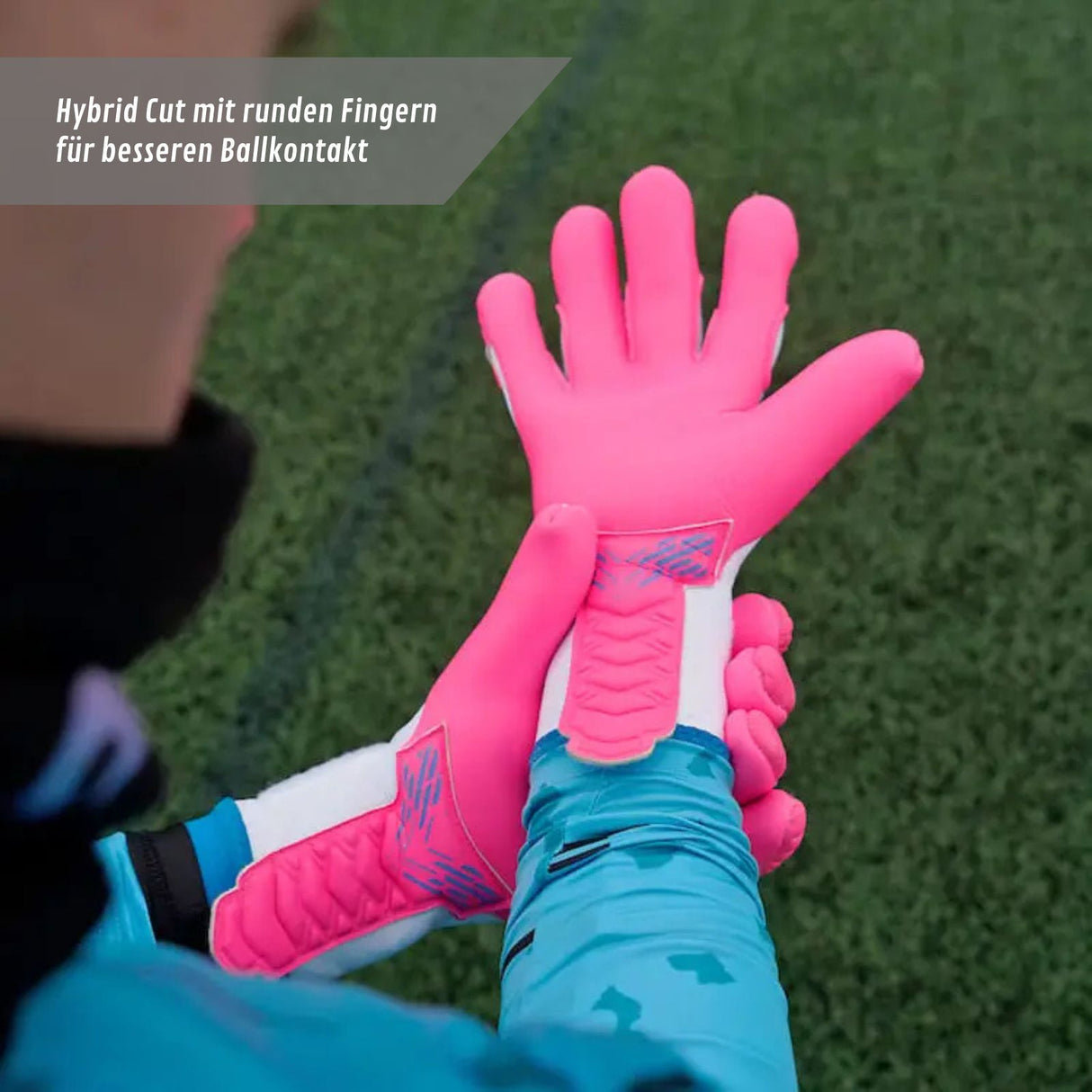 Fussballhandschuhe ViVor Wild Pink Gr. 12 Torwart Goalie Handschuhe